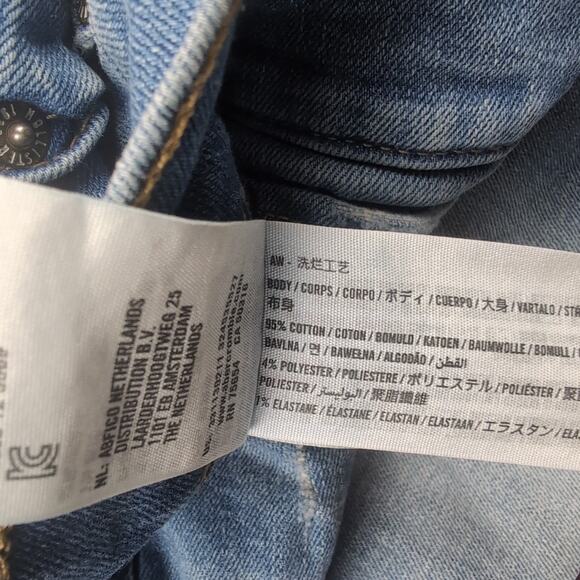 Hollister Jeans Men 29X30 Blue Slim Straight Distressed Normcore Advanced Flex - Picture 5 of 10